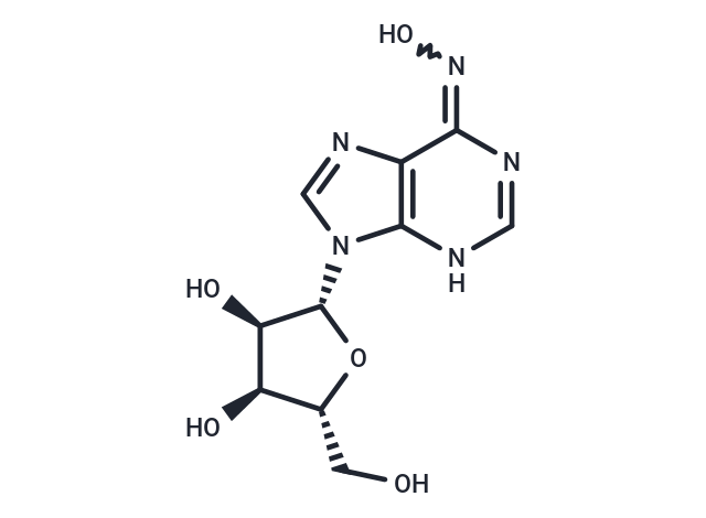 6-Hydroxyadenosine Chemical Structure