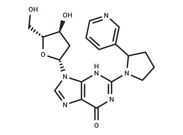 2-[(3-Pyridyl)pyrrolidin-1-yl]-2’-deoxyinosine Chemical Structure