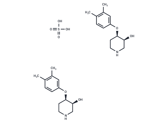 Ifoxetine sulfate Chemical Structure