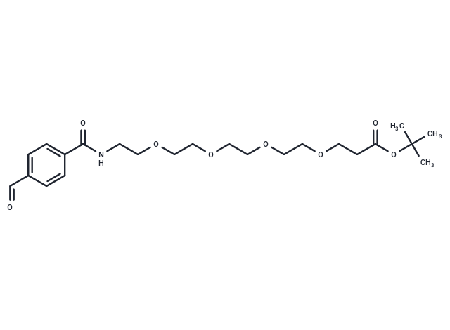 Ald-Ph-PEG4-Boc Chemical Structure