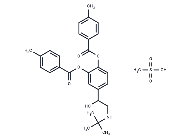 Bitolterol mesylate Chemical Structure