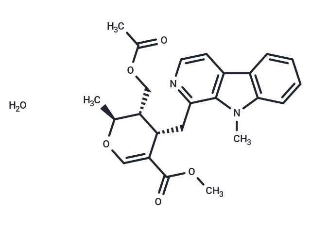 Alstonidine acetate trihydrate Chemical Structure