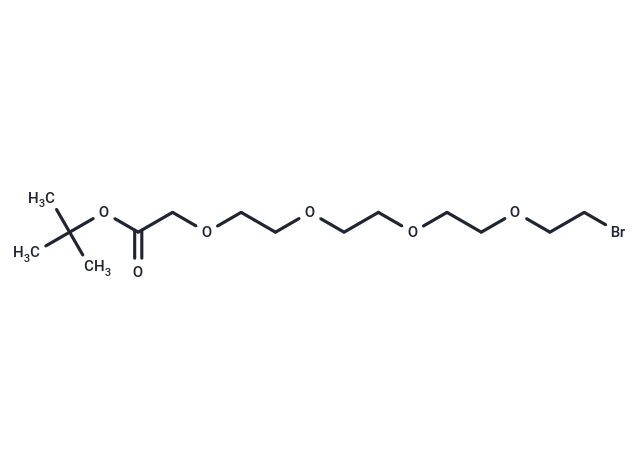 TargetMol Chemical Structure Br-PEG4-CH2-Boc