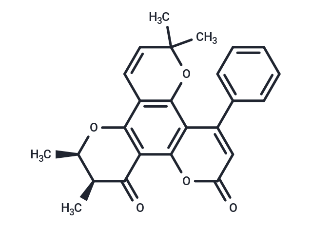 Inophyllum E Chemical Structure