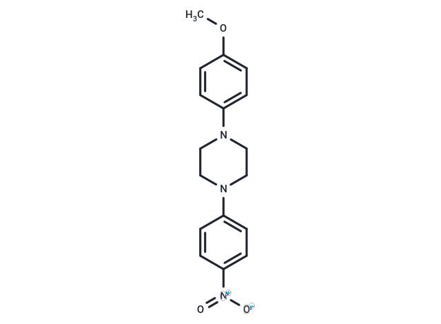 1-(4-Methoxyphenyl)-4-(4-nitrophenyl)piperazine Chemical Structure