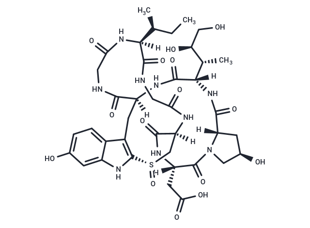 β-Amanitin Chemical Structure
