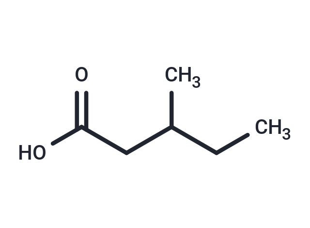 TargetMol Chemical Structure 3-Methylvaleric Acid