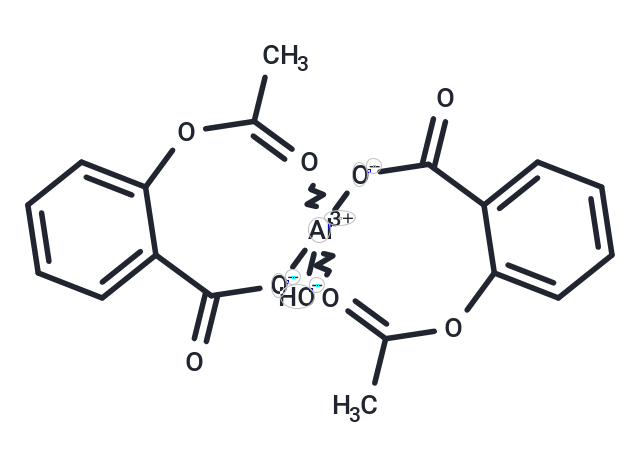 Aspirin Aluminum Chemical Structure