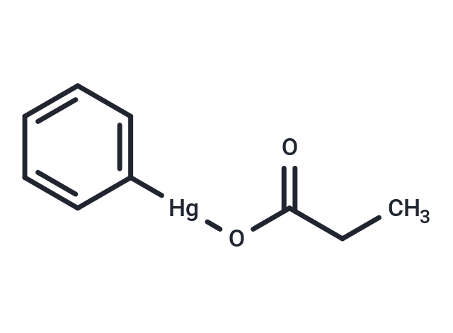 Phenylmercuric propionate Chemical Structure