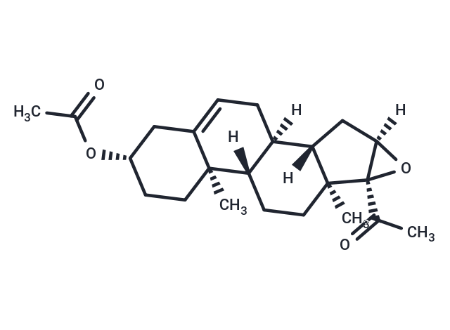 16,17-Epoxypregnenolone acetate Chemical Structure