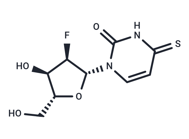 2’-Deoxy-2’-fluoro-4-thiouridine Chemical Structure