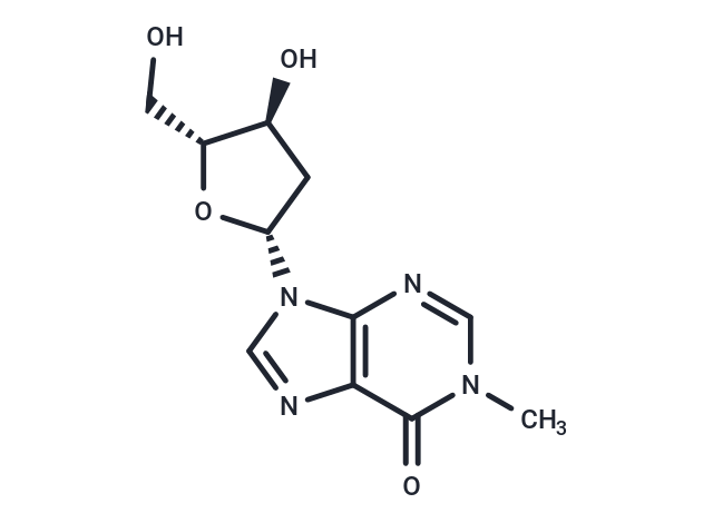 N1-Methyl-2’-deoxyinosine Chemical Structure