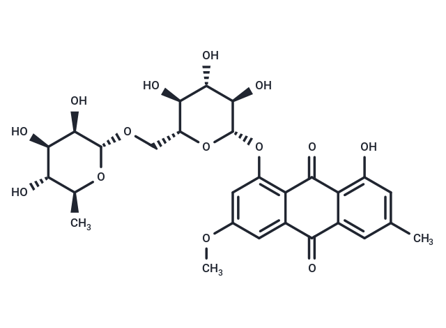Physcion 8-O-rutinoside Chemical Structure