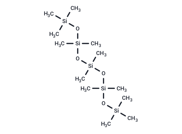 Dodecamethylpentasiloxane Chemical Structure