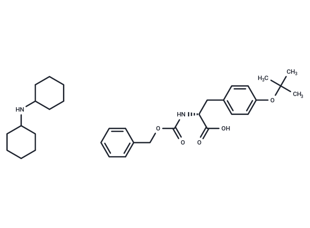 Z-D-Tyr(tBu)-OH.DCHA Chemical Structure