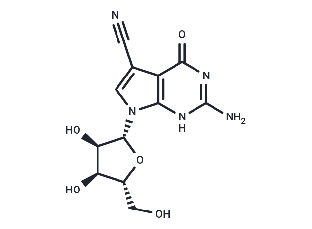 7-Cyano-7-deazaguanosine Chemical Structure