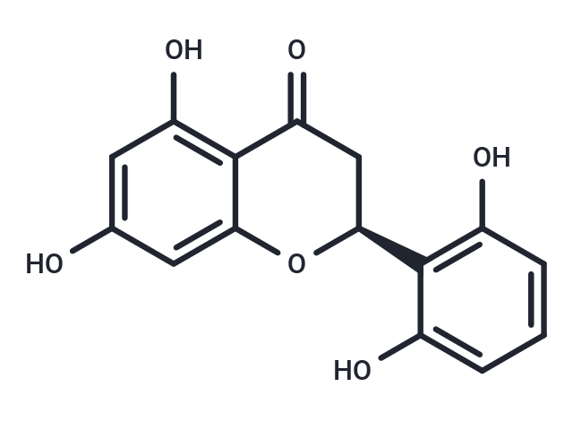 2',5,6',7-Tetrahydroxyflavanone Chemical Structure