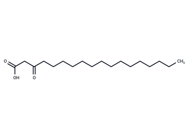 3-Oxooctadecanoic acid Chemical Structure