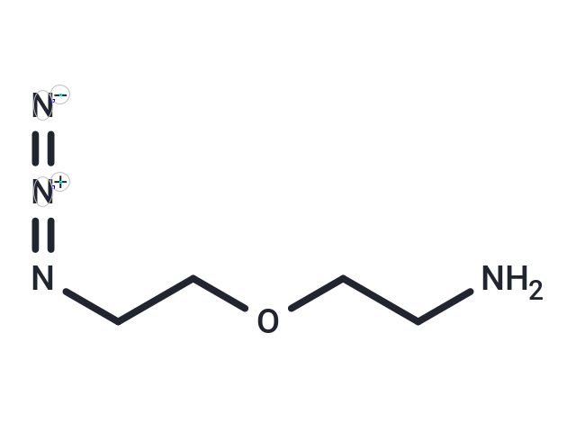 Azido-PEG1-amine Chemical Structure