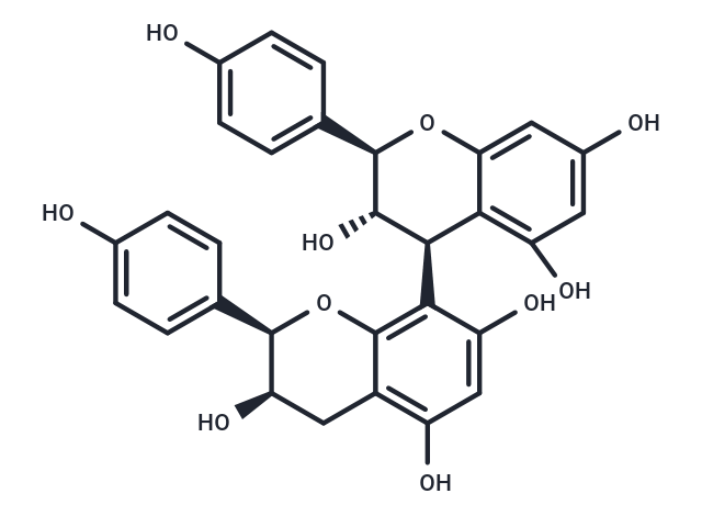 Afzelechin-(4α→8)-epiafzelechin Chemical Structure