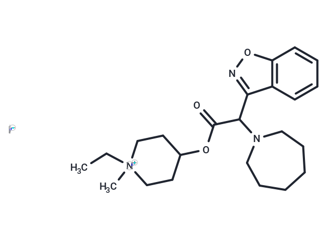 Beperidium iodide Chemical Structure