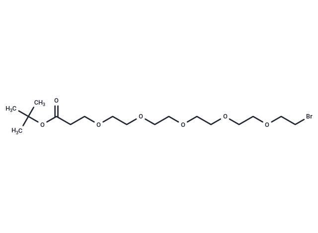 Bromo-PEG5-Boc Chemical Structure