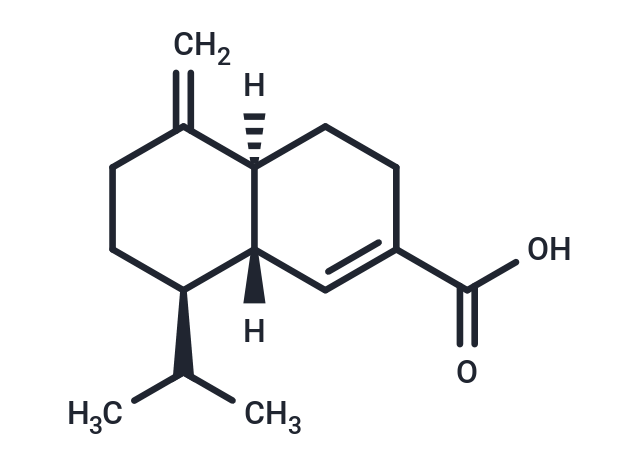 (-)-Cadin-4,10(15)-dien-11-oic acid Chemical Structure