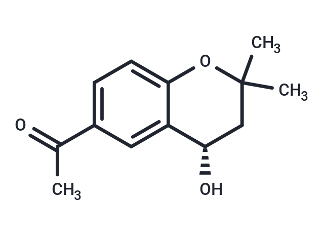 1-(4-Hydroxy-2,2-dimethylchroman-6-yl)ethanone Chemical Structure