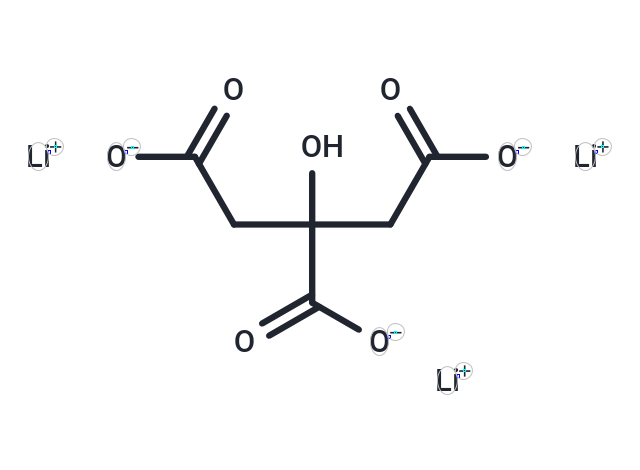 Lithium citrate Chemical Structure