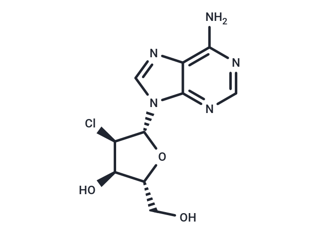 2’-Chloro-2’-deoxyadenosine Chemical Structure
