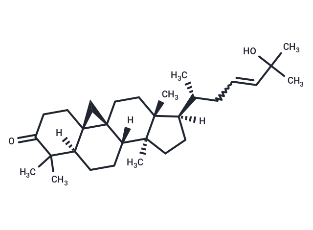 25-Hydroxycycloart-23-en-3-one Chemical Structure