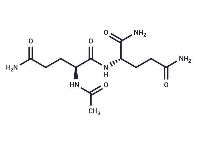 N-Acetylglutaminylglutamine amide Chemical Structure