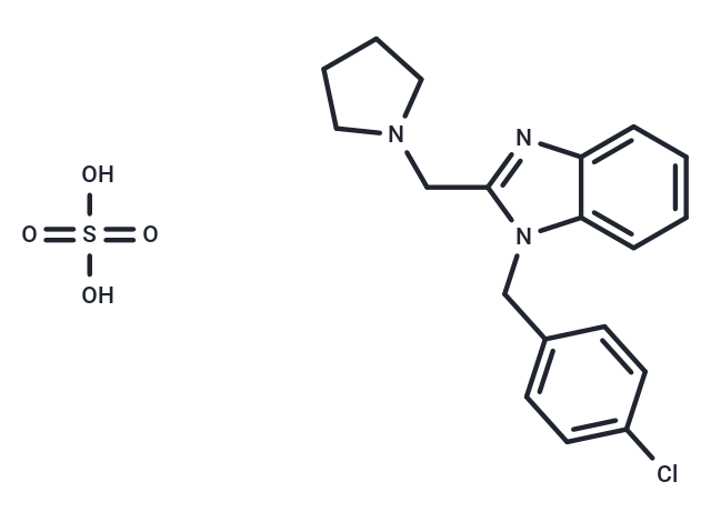 Clemizole sulfate Chemical Structure