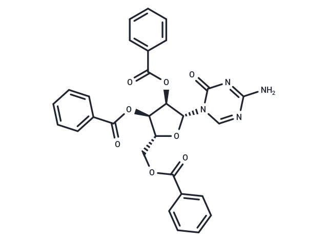 2',3',5'-Tri-O-benzoyl-5-azacytidine Chemical Structure
