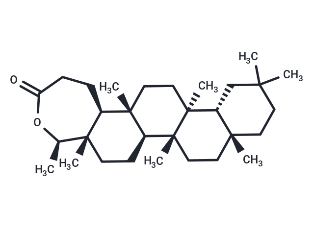 Friedelin 3,4-lactone Chemical Structure