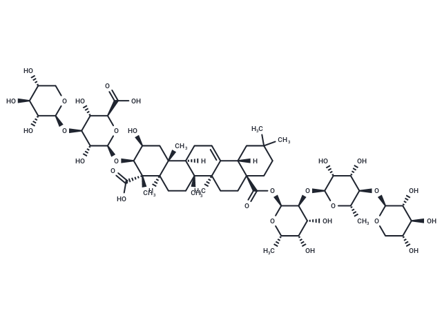 Spinasaponin E Chemical Structure