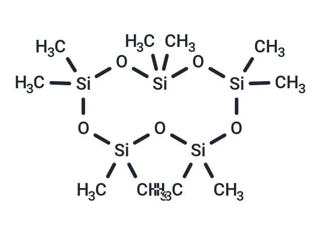 Decamethylcyclopentasiloxane Chemical Structure