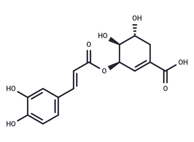 3-O-Caffeoylshikimic acid Chemical Structure