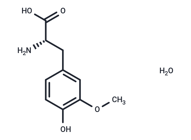3-O-methyl-L-DOPA (hydrate) Chemical Structure