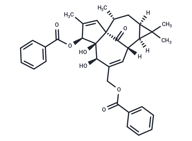 Ingenol 3,20-dibenzoate Chemical Structure