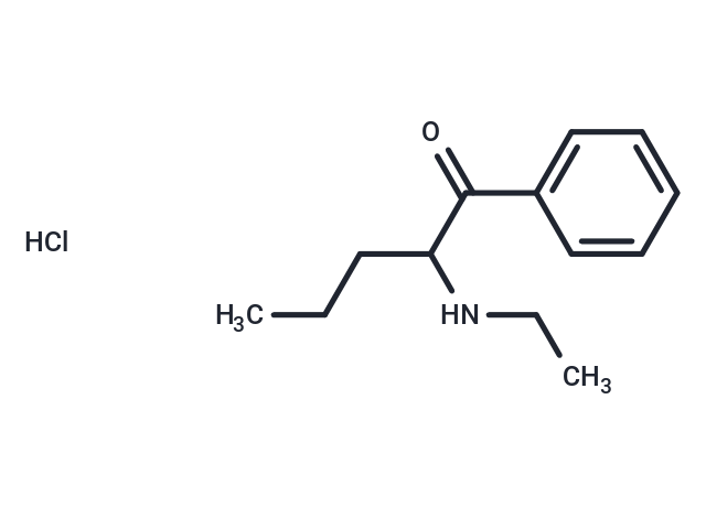 alpha-Ethylaminopentiophenone (hydrochloride) Chemical Structure