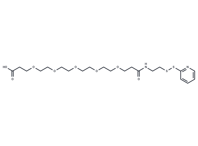 SPDP-PEG5-acid Chemical Structure