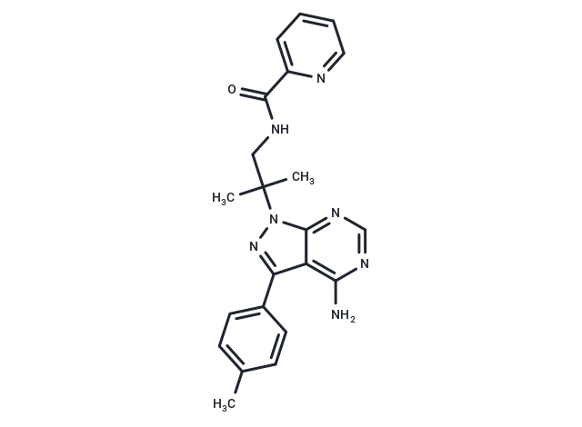 Desmethyl-WEHI-345 analog Chemical Structure