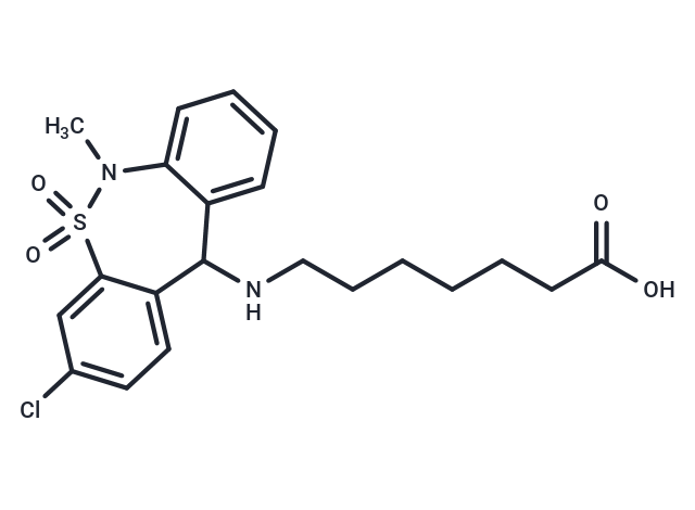 Tianeptine Chemical Structure