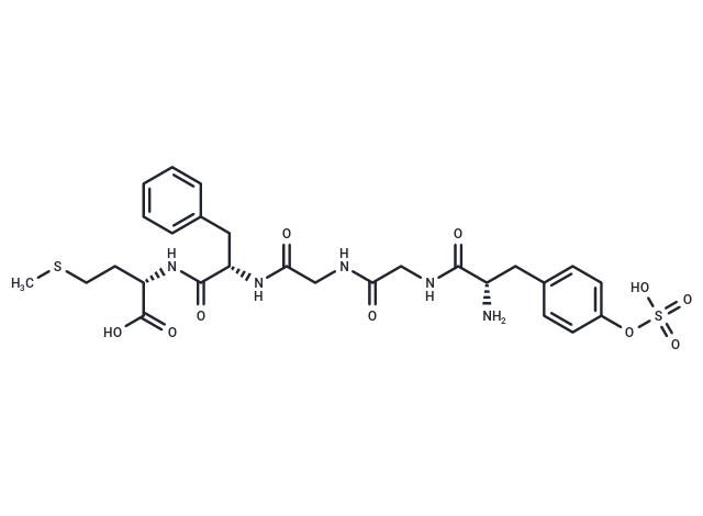 Enkephalin-met, tyr-O-sulfate Chemical Structure