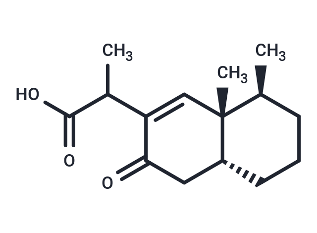 8-Oxoeremophil-6-en-12-oic aicd Chemical Structure