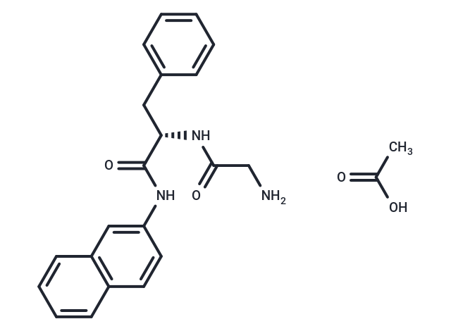 Gly-Phe β-naphthylamide acetate Chemical Structure