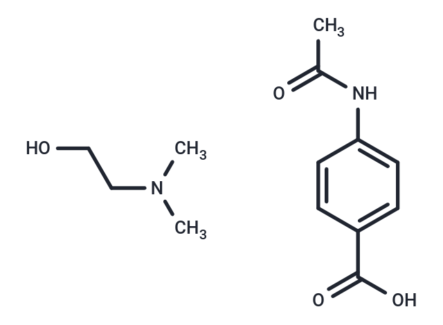 Deanol acetamidobenzoate Chemical Structure