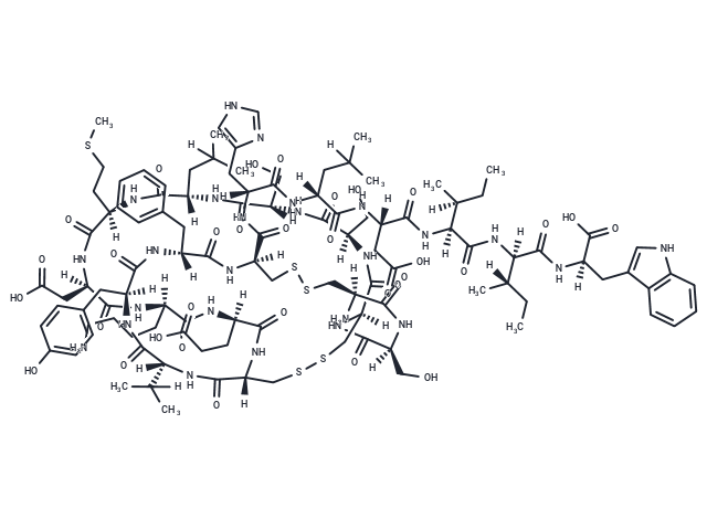 Endothelin-1 (1-15), amide, human Chemical Structure