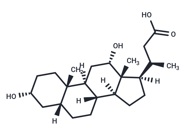Nordeoxycholic acid Chemical Structure